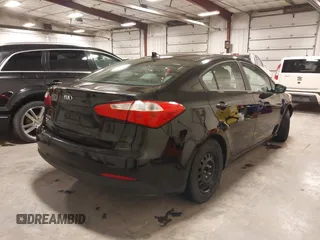 2016 Kia Forte LX with VIN KNAFK4A61G5523911, listed as a IAAI auction lot 41259147 with 114,740 mi miles. Bid and sale history available at carsss.com. Image 4.