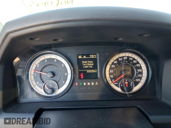 2017 Ram 1500 Tradesman with VIN 3C6JR6AG8HG504979, listed as a Copart auction lot 43332495 with 69,936 mi miles and Salvage title. Bid and sale history available at DreamBid. Image 9.
