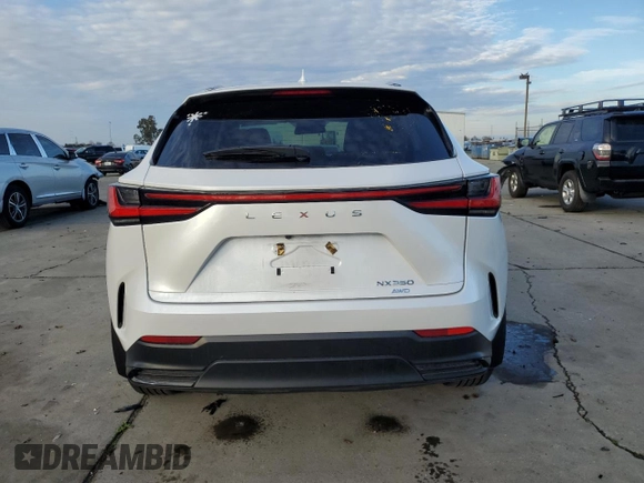 2022 Lexus NX 350 with VIN 2T2AGCEZ9NC010558, listed as a Copart auction lot 82059973 with 9,180 mi miles and . Bid and sale history available at DreamBid. Image 6.