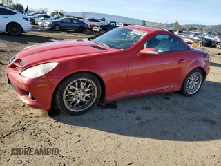 2006 Mercedes-Benz SLK-Class 3.0L with VIN WDBWK54F86F123663, listed as a Copart auction lot 49742365 with 207,744 mi miles and Salvage Title. Bid and sale history available at carsss.com. Image 1.