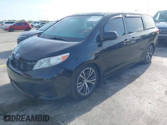 2013 Toyota Sienna L with VIN 5TDZK3DC9DS357722, listed as a IAAI auction lot 42369515 with 190,548 mi miles and . Bid and sale history available at DreamBid. Image 17.
