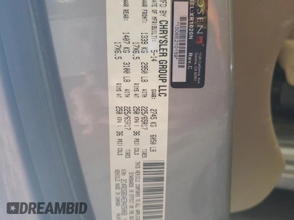 2014 Dodge Grand Caravan SE 30th Anniversary with VIN 2C4RDGBG4ER425068, listed as a Copart auction lot 55839615 with 149,578 mi miles and Non Repairable. Bid and sale history available at DreamBid. Image 13.
