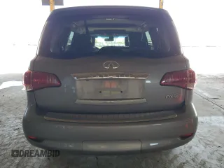 2012 Infiniti QX56 7-passenger with VIN JN8AZ2NE1C9020532, listed as a Copart auction lot 68012654 with 141,470 mi miles and Salvage Title. Bid and sale history available at carsss.com. Image 6.