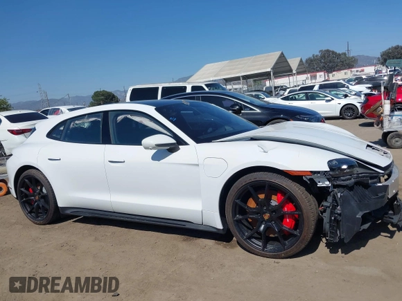 2023 Porsche Taycan GTS with VIN WP0CD2Y14PSA90216, listed as a IAAI auction lot 42397991 with 1,868 mi miles and . Bid and sale history available at DreamBid. Image 13.