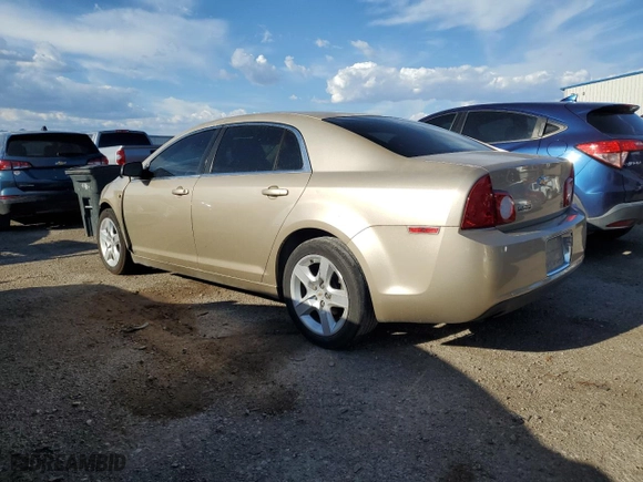 2008 Chevrolet Malibu LS w/1FL with VIN 1G1ZG57N684184262, listed as a Copart auction lot 55315814 with 0 mi miles and Salvage Title. Bid and sale history available at carsss.com. Image 2.