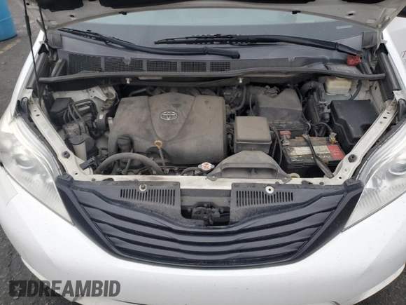 2017 Toyota Sienna L with VIN 5TDZZ3DC8HS855623, listed as a Copart auction lot 83327124 with 209,335 mi miles and Salvage Title. Bid and sale history available at DreamBid. Image 12.