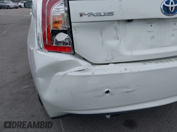 2015 Toyota Prius Four with VIN JTDKN3DU5F0410147, listed as a IAAI auction lot 42593422 with 12,537 mi miles and . Bid and sale history available at DreamBid. Image 6.