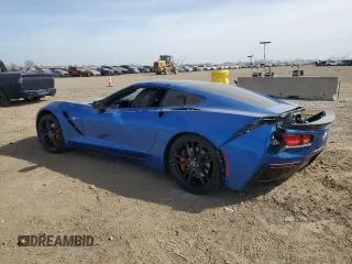 2015 Chevrolet Corvette Z51 2LT с VIN 1G1YJ2D71F5103872, выставлен на аукционе Copart как лот 53157935 с пробегом 19 177 миль миль и Списание • Salvage title. История ставок и продаж доступна на DreamBid. Изображение 2.