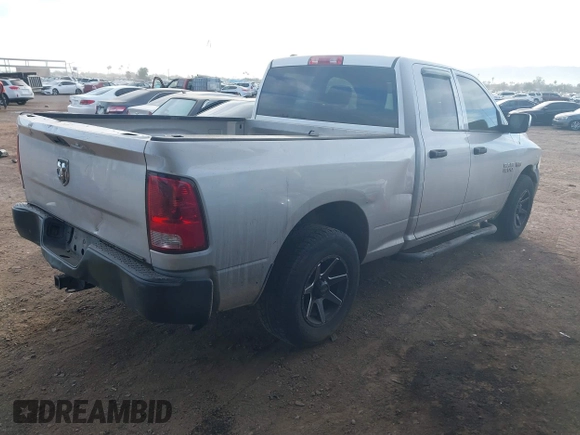 2013 Ram 1500 Express with VIN 1C6RR6FT8DS707009, listed as a IAAI auction lot 41492721 with 305,297 mi miles and . Bid and sale history available at DreamBid. Image 4.