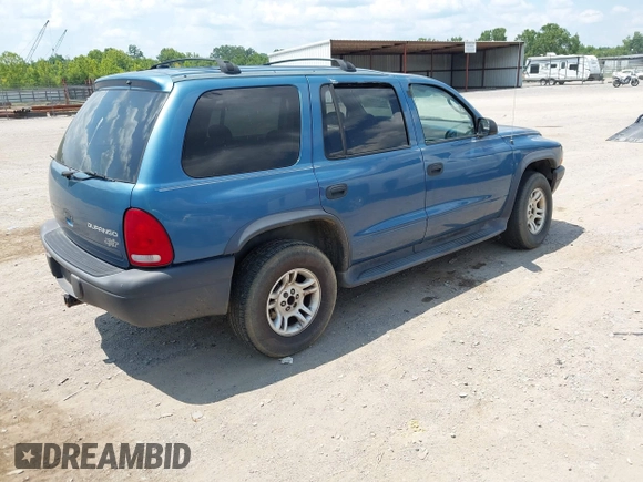 2003 Dodge Durango Sport with VIN 1D4HS38N53F550619, listed as a IAAI auction lot 42822205 with 196,809 mi miles and . Bid and sale history available at DreamBid. Image 4.