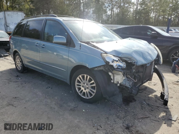 2008 Toyota Sienna XLE with VIN 5TDZK22C68S182817, listed as a Copart auction lot 49111765 with 147,620 mi miles and Salvage Title. Bid and sale history available at carsss.com. Image 4.