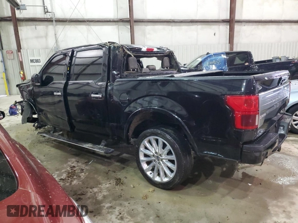 2019 Ford F-150 Limited with VIN 1FTEW1EG9KFD10194, listed as a Copart auction lot 45537115 with 68,179 mi miles and Non Repairable. Bid and sale history available at carsss.com. Image 2.