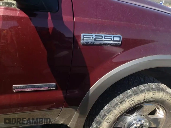2006 Ford F-250 XL with VIN 1FTSW21P76ED34682, listed as a Copart auction lot 52133325 with 217,850 mi miles and Salvage title. Bid and sale history available at DreamBid. Image 11.