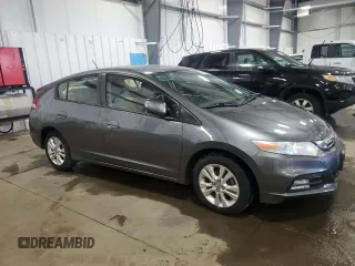 2013 Honda Insight EX with VIN JHMZE2H77DS001810, listed as a Copart auction lot 43332675 with 97,508 mi miles and Salvage title. Bid and sale history available at DreamBid. Image 4.