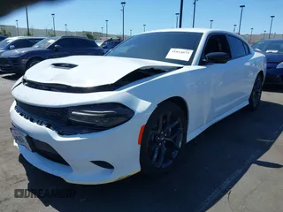 2023 Dodge Charger GT with VIN 2C3CDXHG6PH655706, listed as a IAAI auction lot 41814073 with 5,352 mi miles. Bid and sale history available at carsss.com. Image 18.