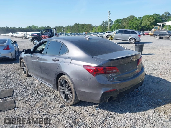 2019 Acura TLX w/A-Spec Pkg z VIN 19UUB2F62KA006920, wystawiony jako IAAI lot #42039137 z przebiegiem 102 780 mil mil oraz . Historia ofert i sprzedaży dostępna na DreamBid. Obrazek 3.