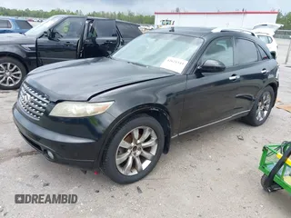 2005 Infiniti FX with VIN JNRAS08U35X106723, listed as a IAAI auction lot 42621543 with 170,558 mi miles and . Bid and sale history available at DreamBid. Image 2.