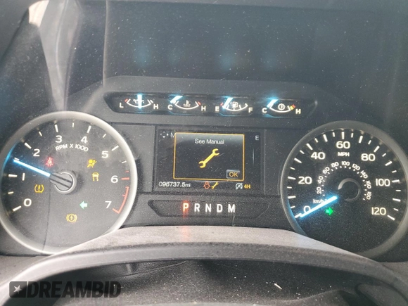2018 Ford F-150 XL with VIN 1FTFW1EG7JKC27096, listed as a Copart auction lot 53812715 with 96,737 mi miles and Clean title. Bid and sale history available at DreamBid. Image 9.