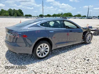 2017 Tesla Model S 60 with VIN 5YJSA1E15HF223354, listed as a Copart auction lot 60064725 with 60,403 mi miles and Salvage title. Bid and sale history available at DreamBid. Image 3.