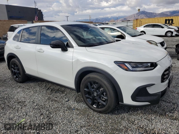 2024 Honda HR-V Sport with VIN 3CZRZ2H54RM749056, listed as a Copart auction lot 42791745 with 15,978 mi miles and Salvage title. Bid and sale history available at DreamBid. Image 4.