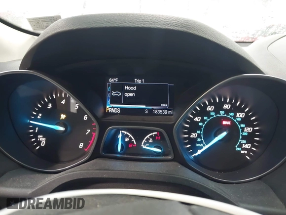 2014 Ford Escape Titanium with VIN 1FMCU9J90EUD21552, listed as a IAAI auction lot 42102148 with 183,539 mi miles. Bid and sale history available at carsss.com. Image 7.
