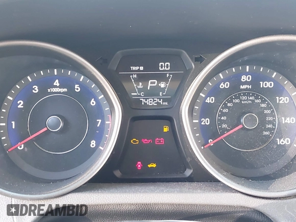 2015 Hyundai Elantra SE z VIN 5NPDH4AE9FH562261, wystawiony jako IAAI lot #41710313 z przebiegiem 74 824 mil mil oraz . Historia ofert i sprzedaży dostępna na DreamBid. Obrazek 7.