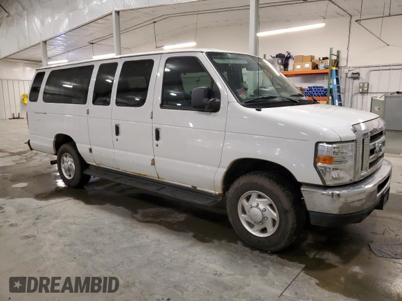 2011 Ford Econoline Passenger XL with VIN 1FBSS3BL8BDB07454, listed as a Copart auction lot 84713284 with 96,635 mi miles and Salvage title. Bid and sale history available at DreamBid. Image 4.