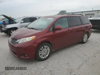 2011 Toyota Sienna XLE AAS with VIN 5TDYK3DC1BS140593, listed as a Copart auction lot 60745595 with 447,394 mi miles and Salvage title. Bid and sale history available at DreamBid. Image 1.