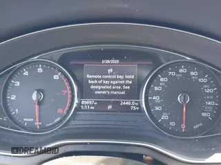 2022 Audi A5 Sportback Premium with VIN WAUABCF58NA006596, listed as a IAAI auction lot 41671152 with 89,697 mi miles. Bid and sale history available at carsss.com. Image 7.
