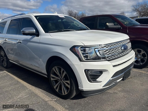 2020 Ford Expedition Max Platinum with VIN 1FMJK1MTXLEA51033, listed as a Copart auction lot 87427274 with 92,841 mi miles and Clean Title. Bid and sale history available at carsss.com. Image 1.