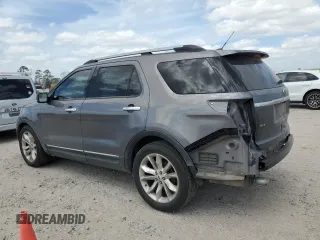 2013 Ford Explorer XLT with VIN 1FM5K7D85DGA30483, listed as a Copart auction lot 47809875 with 120,571 mi miles and Salvage Title. Bid and sale history available at DreamBid. Image 2.
