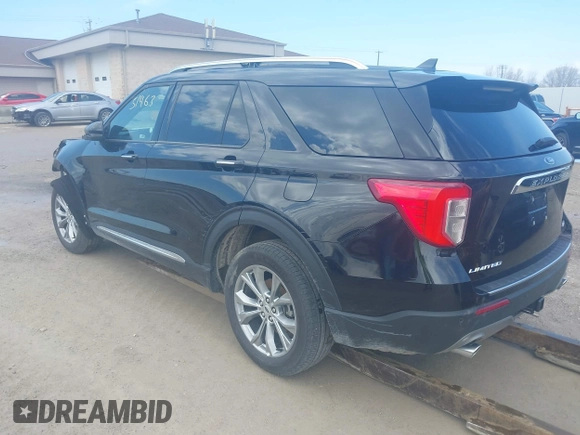 2024 Ford Explorer Limited with VIN 1FMSK8FH3RGA31290, listed as a IAAI auction lot 41951463 with 24,047 mi miles. Bid and sale history available at carsss.com. Image 3.