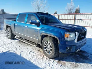 2015 GMC Sierra 1500 Denali with VIN 3GTU2WEJ8FG354918, listed as a IAAI auction lot 41540022 with 98,990 mi miles. Bid and sale history available at carsss.com. Image 1.
