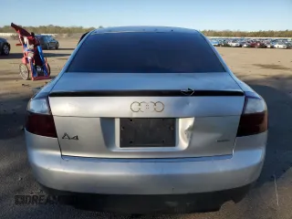 2002 Audi A4 1.8T with VIN WAULC68E22A157319, listed as a Copart auction lot 56549314 with 242,402 mi miles and Non Repairable. Bid and sale history available at carsss.com. Image 6.