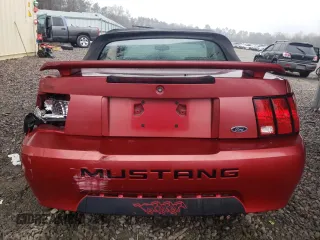 2000 Ford Mustang with VIN 1FAFP4445YF235471, listed as a Copart auction lot 44600335 with 0 mi miles and Salvage Title. Bid and sale history available at carsss.com. Image 6.