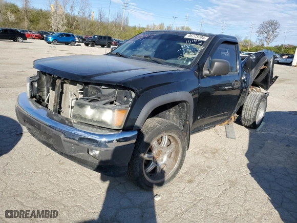 2006 Chevrolet Colorado LT w/1LT with VIN 1GCDT146068330373, listed as a Copart auction lot 46773704 with 76,314 mi miles and Salvage Title. Bid and sale history available at carsss.com. Image 1.