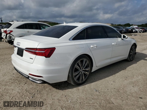 2020 Audi A6 Premium with VIN WAUD8AF28LN067720, listed as a Copart auction lot 45132483 with 47,437 mi miles. Bid and sale history available at carsss.com. Image 3.