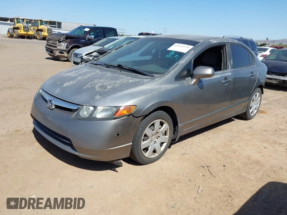 2008 Honda Civic LX with VIN 2HGFA16568H505100, listed as a IAAI auction lot 42134374 with 154,257 mi miles and . Bid and sale history available at DreamBid. Image 2.