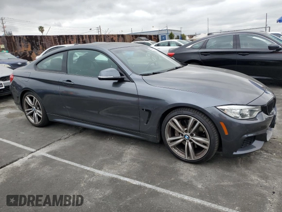 2014 BMW 4 Series 435i with VIN WBA3R1C5XEK190902, listed as a Copart auction lot 50799525 with 73,164 mi miles and Salvage Title. Bid and sale history available at carsss.com. Image 4.