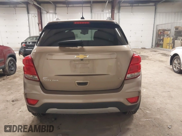 2018 Chevrolet Trax LT with VIN 3GNCJPSB4JL161027, listed as a IAAI auction lot 41750427 with 64,683 mi miles. Bid and sale history available at carsss.com. Image 16.