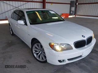 2007 BMW 7 Series 750Li with VIN WBAHN835X7DT74304, listed as a IAAI auction lot 42594751 with 139,021 mi miles and . Bid and sale history available at DreamBid. Image 1.