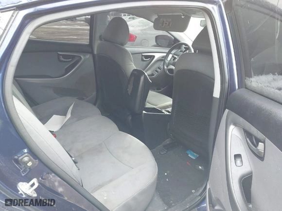 2011 Hyundai Elantra GLS PZEV with VIN 5NPDH4AE3BH038615, listed as a IAAI auction lot 41272963 with 107,396 mi miles. Bid and sale history available at carsss.com. Image 8.