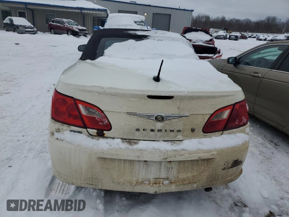 2010 Chrysler Sebring Touring with VIN 1C3BC5EDXAN219324, listed as a Copart auction lot 86085084 with 147,209 mi miles and Salvage Title. Bid and sale history available at carsss.com. Image 6.