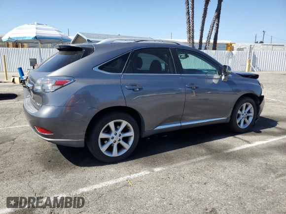 2012 Lexus RX 350 with VIN 2T2ZK1BA2CC075592, listed as a Copart auction lot 60751505 with 150,868 mi miles and Salvage title. Bid and sale history available at DreamBid. Image 3.