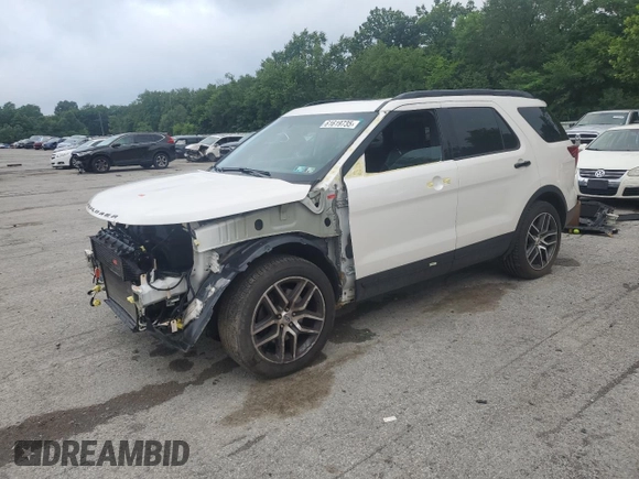 2017 Ford Explorer Sport с VIN 1FM5K8GT9HGC03871, выставлен на аукционе Copart как лот 61619735 с пробегом 123 923 миль миль и Списание • Salvage title. История ставок и продаж доступна на DreamBid. Изображение 1.