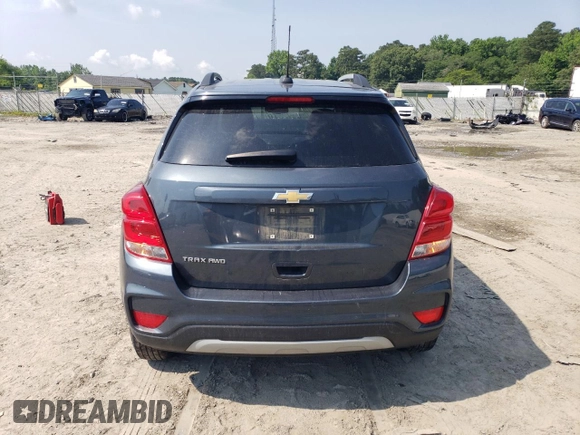 2022 Chevrolet Trax LT with VIN KL7CJPSM2NB512760, listed as a Copart auction lot 60433355 with 165,387 mi miles and Salvage title. Bid and sale history available at DreamBid. Image 6.