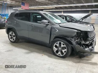 2021 Jeep Compass Limited with VIN 3C4NJDCB8MT524030, listed as a Copart auction lot 51292855 with 69,328 mi miles and Salvage Title. Bid and sale history available at carsss.com. Image 4.
