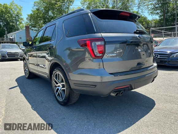 2018 Ford Explorer Sport с VIN 1FM5K8GT3JGA38891, выставлен на аукционе Copart как лот 59741985 с пробегом 119 724 миль миль и Чистый • Clean title. История ставок и продаж доступна на DreamBid. Изображение 2.