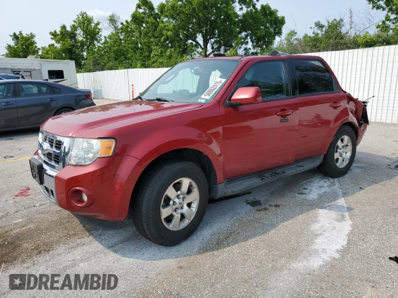 2011 Ford Escape Limited with VIN 1FMCU0EG6BKC48103, listed as a Copart auction lot 58862415 with Not provided miles and Salvage title. Bid and sale history available at DreamBid. Image 1.