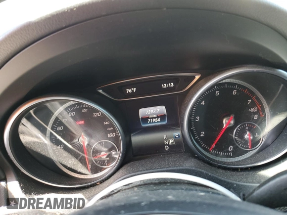 2018 Mercedes-Benz CLA 250 with VIN WDDSJ4GB4JN585633, listed as a Copart auction lot 48503485 with 71,954 mi miles and Salvage Title. Bid and sale history available at DreamBid. Image 9.